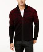 I.n.c. Men's Two-tone Zip Sweater, Created For Macy's