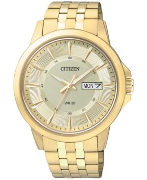 Citizen Men's Gold-tone Stainless Bracelet Watch 41mm Bf2013-56p Women's Shoes