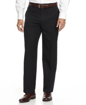 Alfani Pants Black Solid Texture