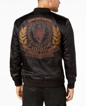 Guess Men's Satin Zip-front Jacket