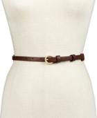 Inc International Concepts Milled Colorblock Skinny Belt, Only At Macy's