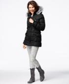 Urban Republic Faux-fur-trim Utility Puffer Coat
