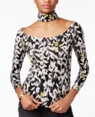 Guess Off-the-shoulder Choker Top