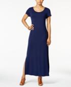 Style & Co Short-sleeve Maxi Dress, Created For Macy's