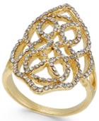 I.n.c. Gold-tone Pave Statement Ring, Created For Macy's