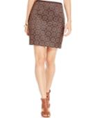 Studio M Floral-print Jacquard Mini Skirt