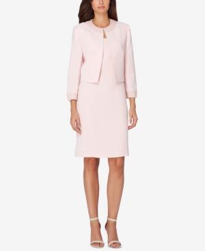 Tahari Asl Embellished Dress Suit