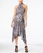 Inc International Concepts Printed Infinity Convertible Wrap Dress, Only At Macy's