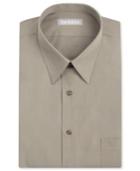 Van Heusen Fitted Poplin Solid Dress Shirt