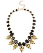 M. Haskell For Inc International Concepts Crystal Oval Clusters Statement Necklace, Only At Macy's