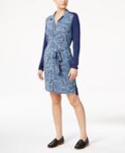 G.h. Bass & Co. Printed Shirt Dress