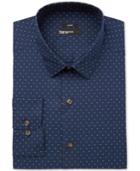 Bar Iii Men's Slim-fit Stretch Easy Care Polka Dot Print Dress Shirt, Only At Macy's