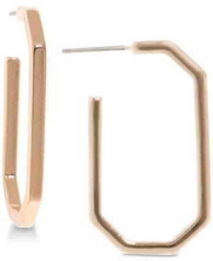 Ivanka Trump 1 1/5 Octagon Hoop Earrings