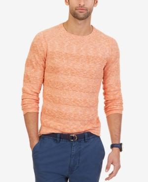 Nautica Men's Striped Crew-neck Sweater