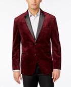 Alfani Men's Classic-fit Textured Velvet Blazer, Created For Macy's