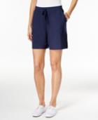 Karen Scott Pull-on Active Shorts, Only At Macy's