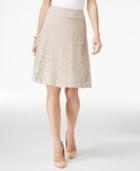 Alfani Petite Lace A-line Skirt, Only At Macy's