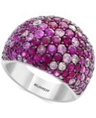 Splash By Effy Ruby (3-1/2 Ct. T.w.) & Pink Sapphire (2-5/8 Ct. T.w.) Ring In Sterling Silver