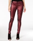 Tinseltown Juniors' Metallic Coated Skinny Jeans