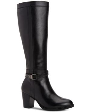 Giani Bernini Rozario Memory-foam Wide-calf Dress Boots, Created For Macy's Women's Shoes
