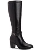 Giani Bernini Rozario Memory-foam Wide-calf Dress Boots, Created For Macy's Women's Shoes