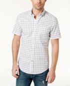 Tommy Hilfiger Men's Glen Windowpane Check-print Shirt