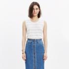 Madewell Whisper Cotton Crewneck Muscle Tank In San Fran Stripe