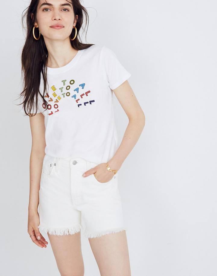 Madewell Madewell X Human Rights Campaign Love To All Tee