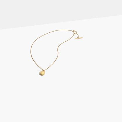 Madewell Rivet & Thread Locket Necklace
