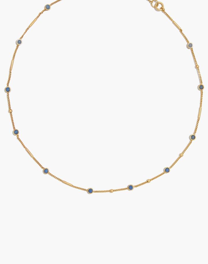 Madewell Delicate Aventurine Chain Necklace