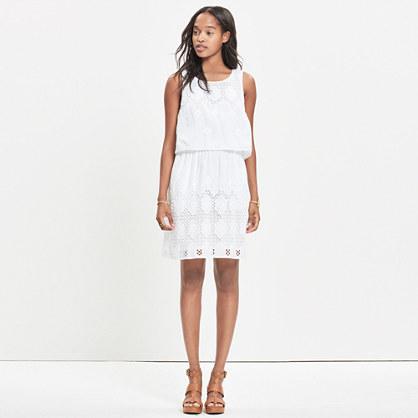 Madewell Eyelet Overlay Dress