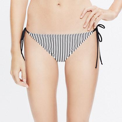 Madewell Giejo™ Striped String Tie Bikini Bottom