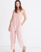 Madewell Striped Cami Jumpsuit