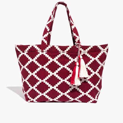 Madewell The Amalfi Jacquard Tote Bag