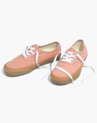 Madewell Vans Unisex Authentic Sneakers In Muted Clay Canvas