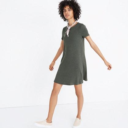 Madewell Ribbed Swingy Tee Dress