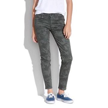 Madewell Skinny Skinny Ankle Jeans In Camo