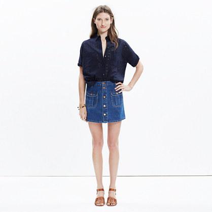 Madewell Denim Mini Skort