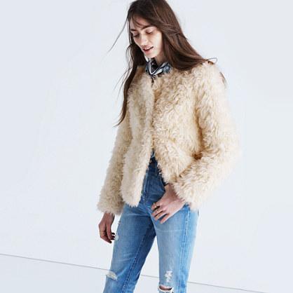 Madewell Sézane® Faux-fur Ava Jacket