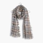 Madewell Openweave Scarf In Ennis Plaid