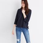 Madewell Striped Side-lace Top