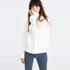 Madewell Mockneck Tie-cuff Top