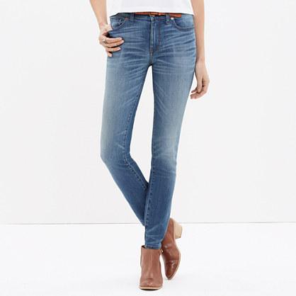 Madewell Tall 9 High Riser Skinny Skinny Jeans In Thom Wash