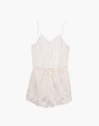 Madewell The Great Eros Silk Dia Teddy Romper