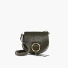 Madewell The Lisbon O-ring Mini Saddlebag In Calf Hair