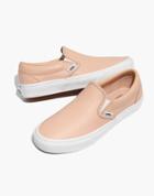 Madewell Vans Unisex Classic Slip-on Sneakers In Frappe Leather
