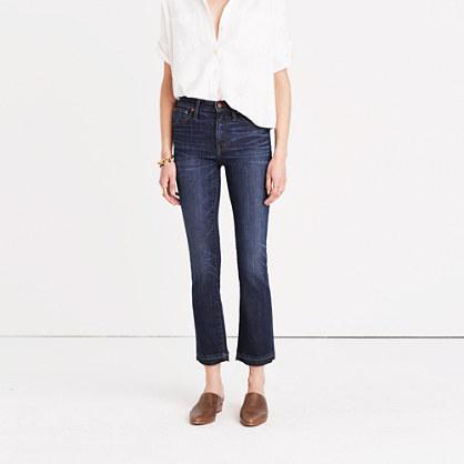 Madewell Cali Demi-boot Jeans In Mitchell Wash: Drop-hem Edition