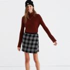 Madewell Plaid Academy Wrap Skirt