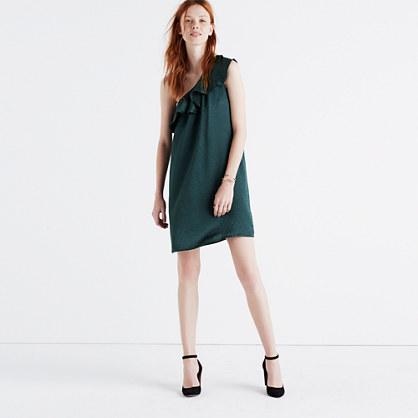 Madewell Silk Dancefloor One-shoulder Dress