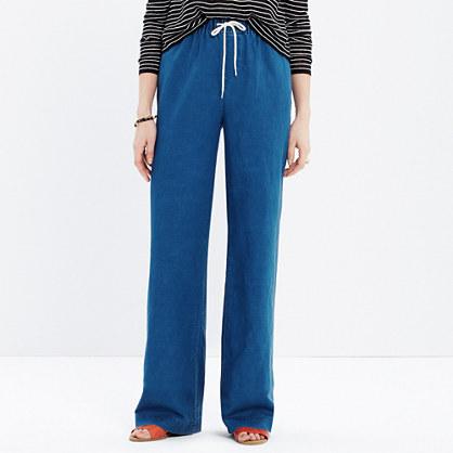Madewell Indigo Drawstring Pants